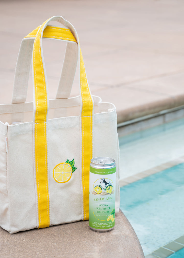 canvas pool tote