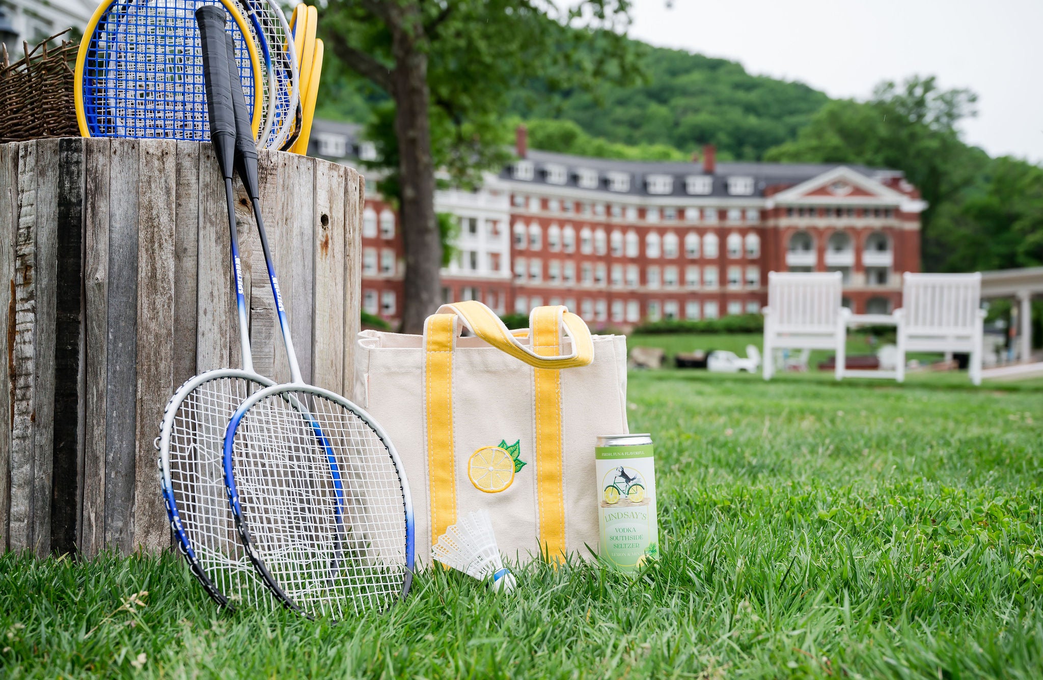 Lindsay's Southside Seltzer Woman's Scoop Neck Tee