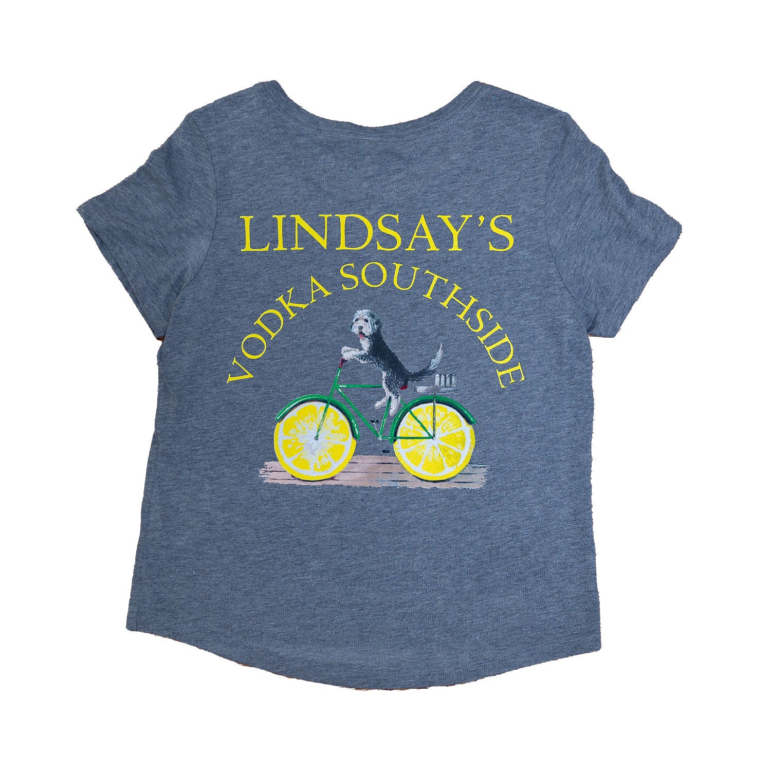 【正規品】Lindsay logo tops Lindsay's Southside Seltzer Woman's Scoop Neck Tee